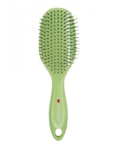Щітка для волосся I Love My Hair Spider 1502 L Зелена глянцева