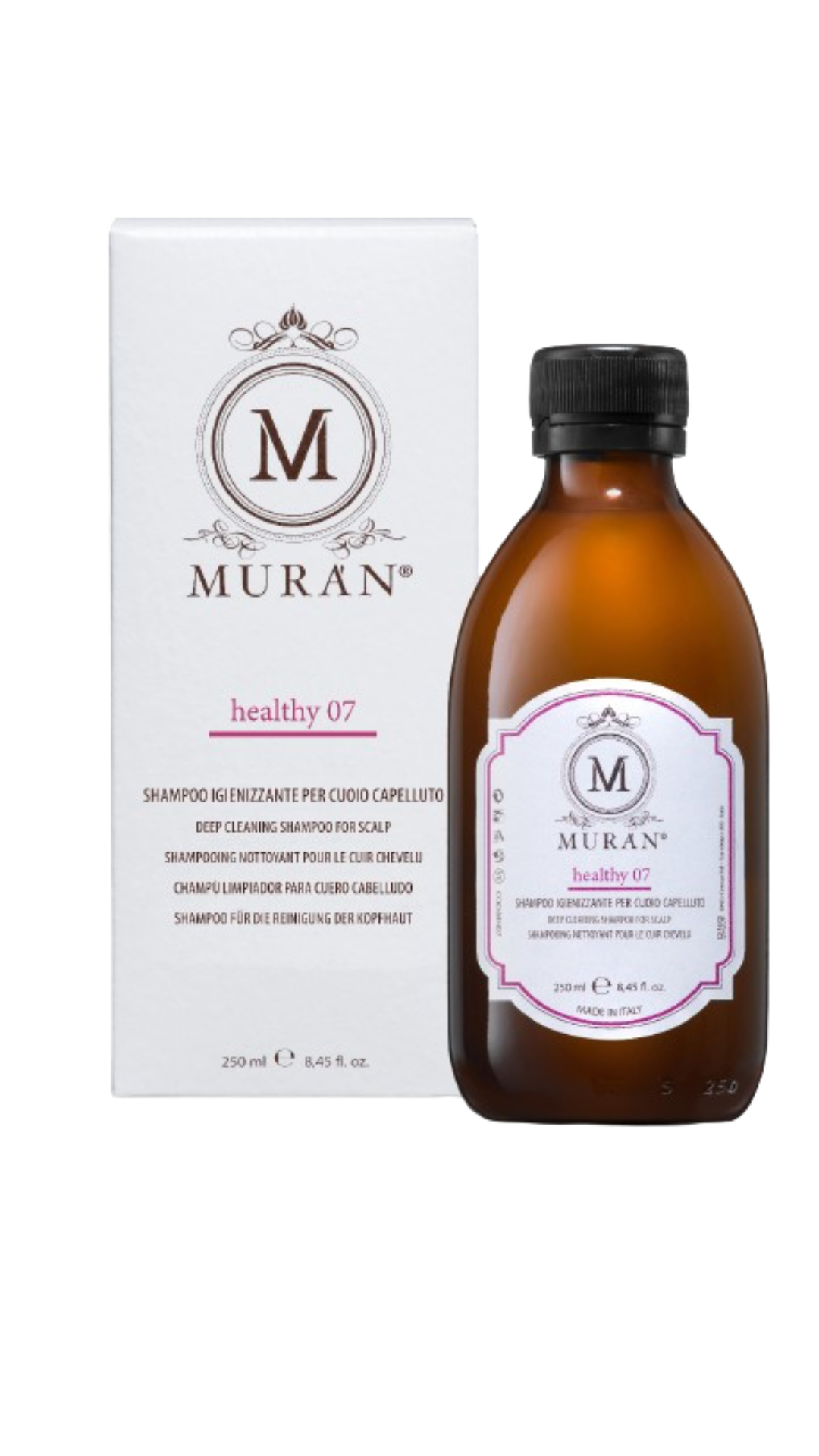 Шампунь для глибокого очищення шкіри голови Muran Healthy 07