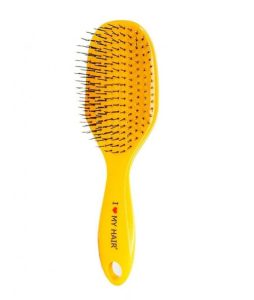 Щітка для волосся I Love My Hair Spider 1502 L Жовта глянцева - Зображення 3
