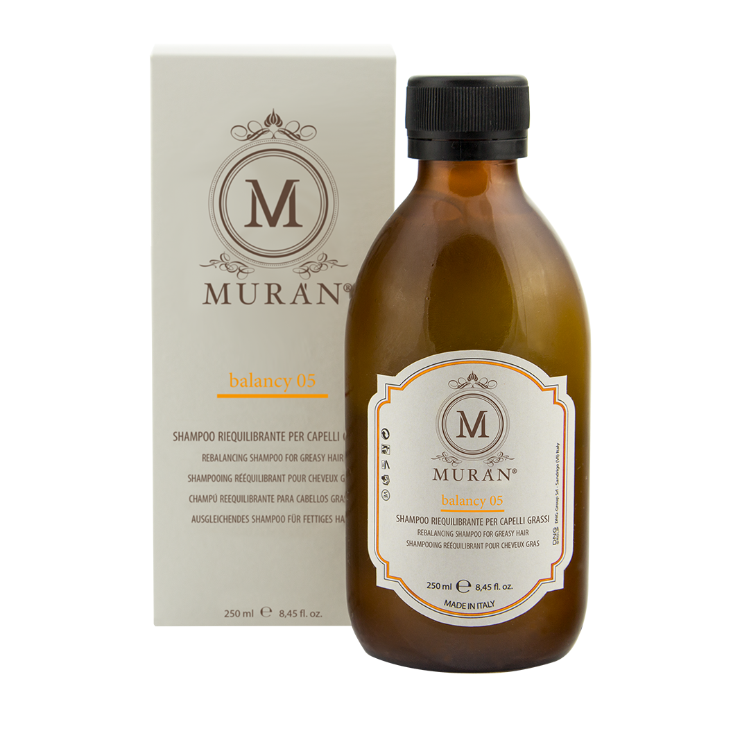 Шампунь себорегулюючий для жирної шкіри голови Muran Balancy 05