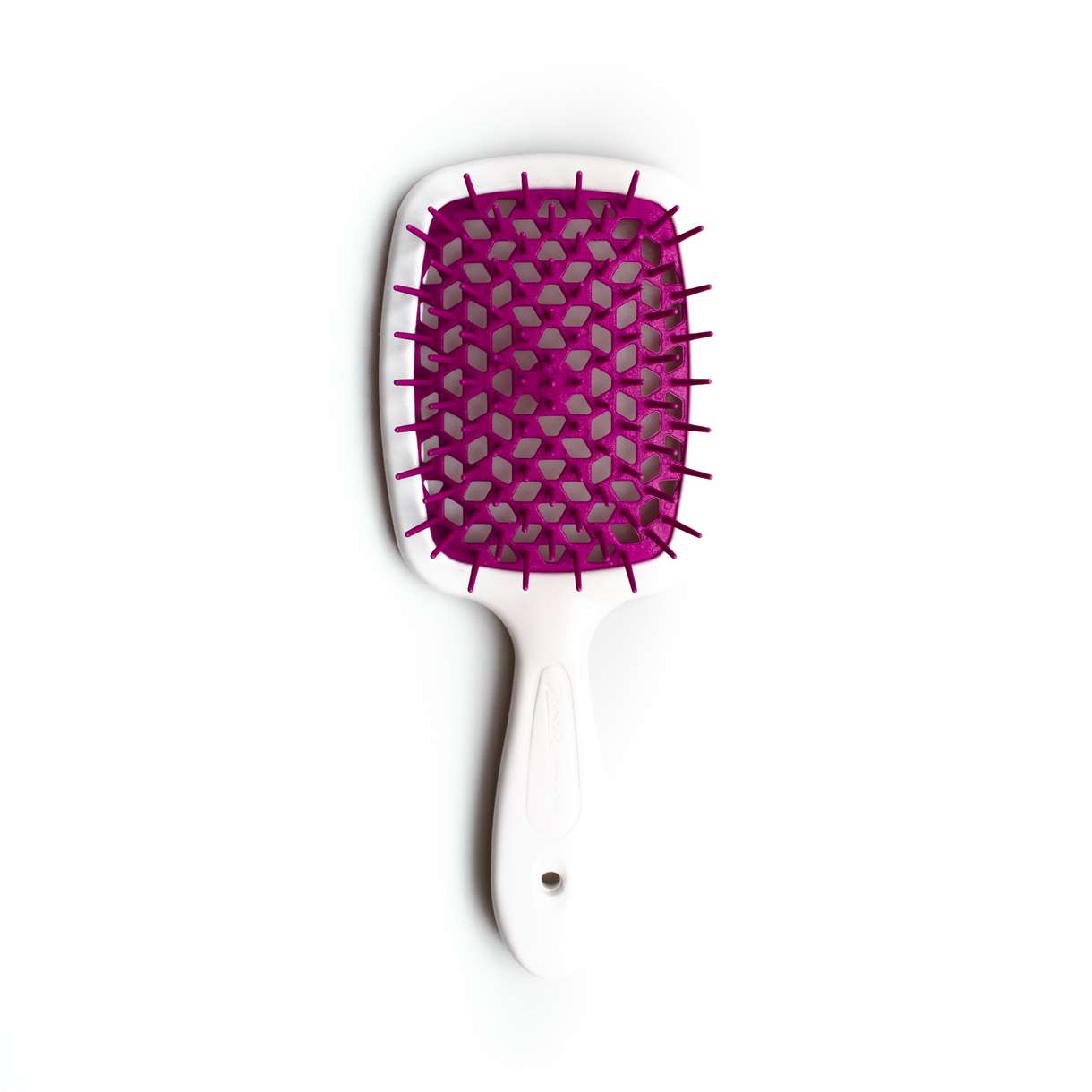 Janeke Superbrush Small біла з фуксією