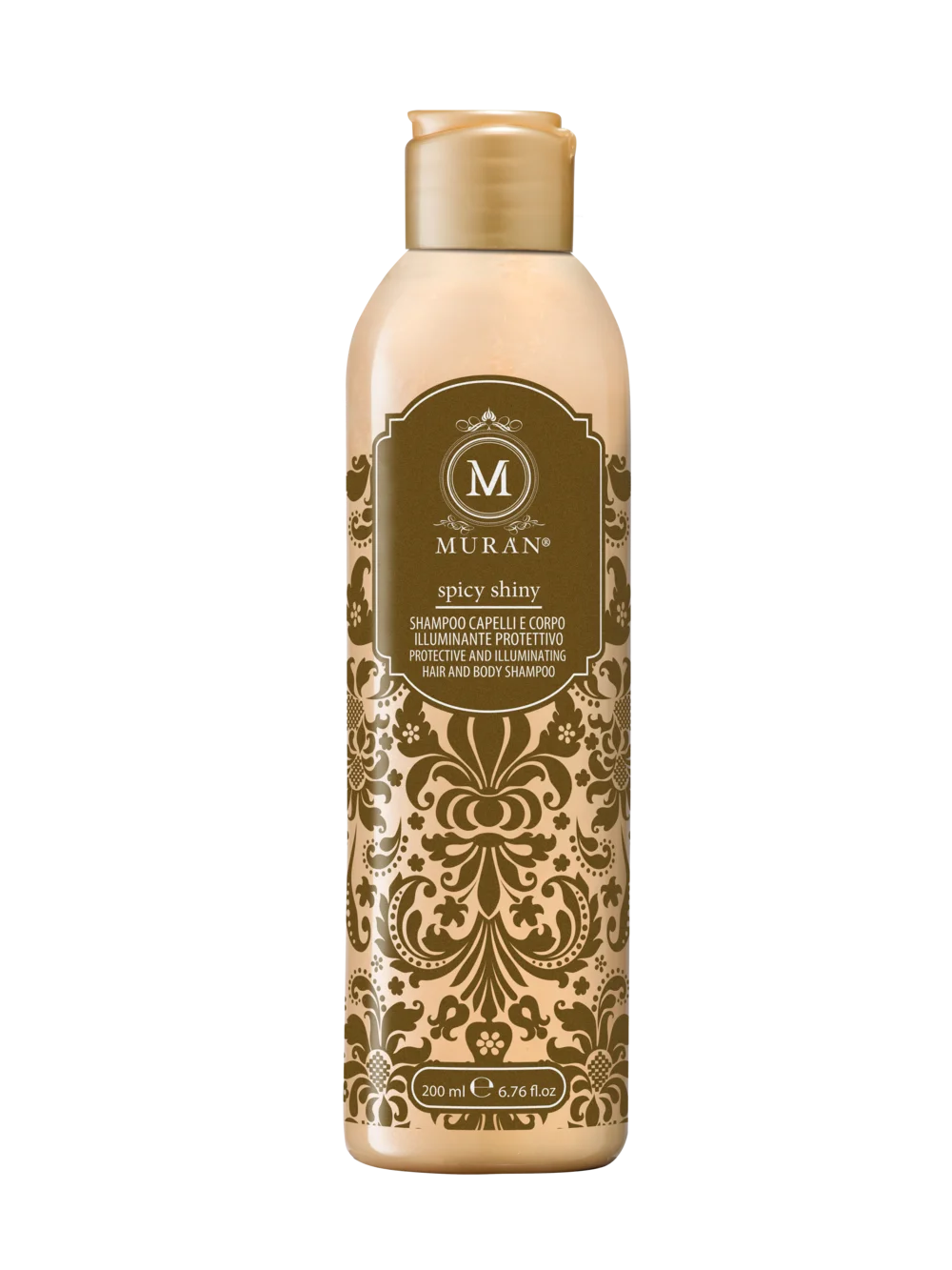 Захисний шампунь для сяйва волосся та тіла Muran Spicy Shiny
