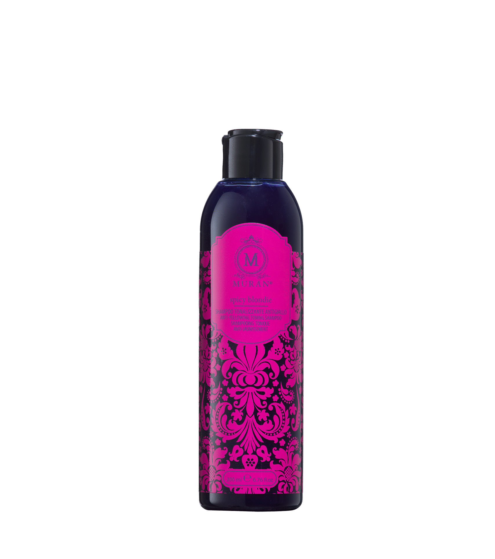 Тонуючий шампунь для нейтралізації жовтизни Muran Spicy Blondie Shampoo