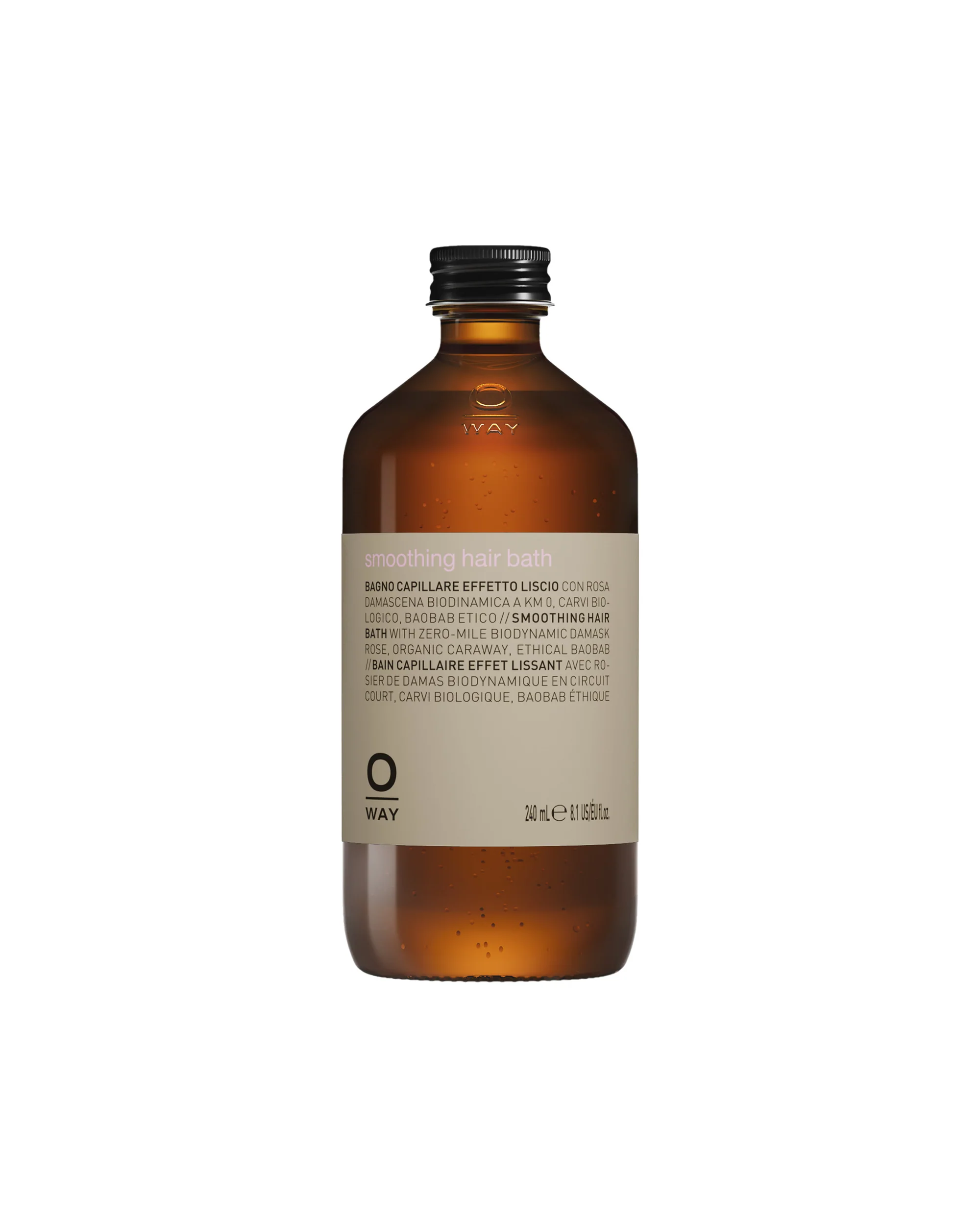 Шампунь для розгладження сухого та неслухняного волосся Oway Smooth+ Hair Bath