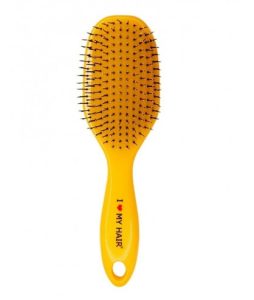 Щітка для волосся I Love My Hair Spider 1502 L Жовта глянцева
