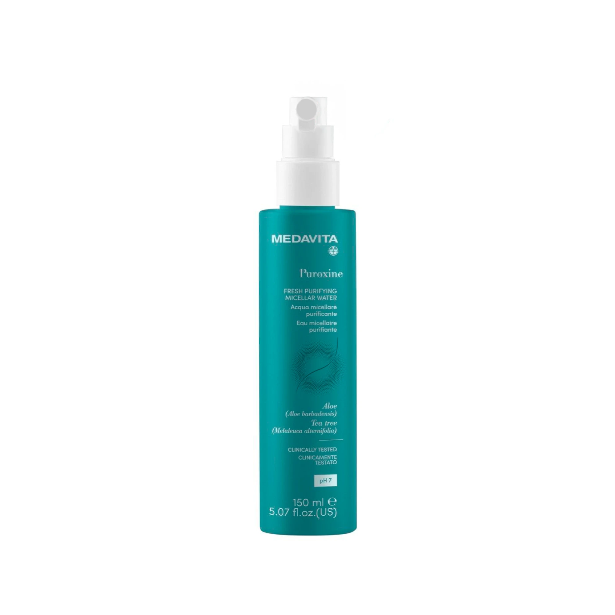 Очищувальна освіжаюча міцелярна вода для шкіри голови Medavita Puroxine Purifying Micellar Water